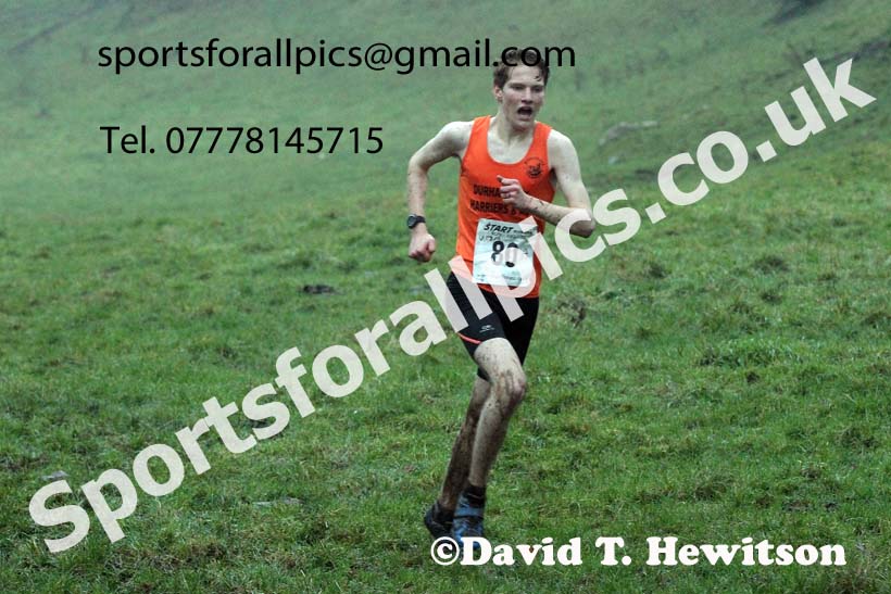 Mens under-17s, NECAA Junior Cross Country Relays, Thornley Farm, Peterlee, Saturday, December 12th. Photo: David T. Hewitson/Sports for All Pics